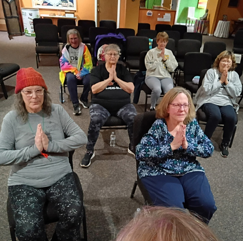 Hands open in prayer and meditation