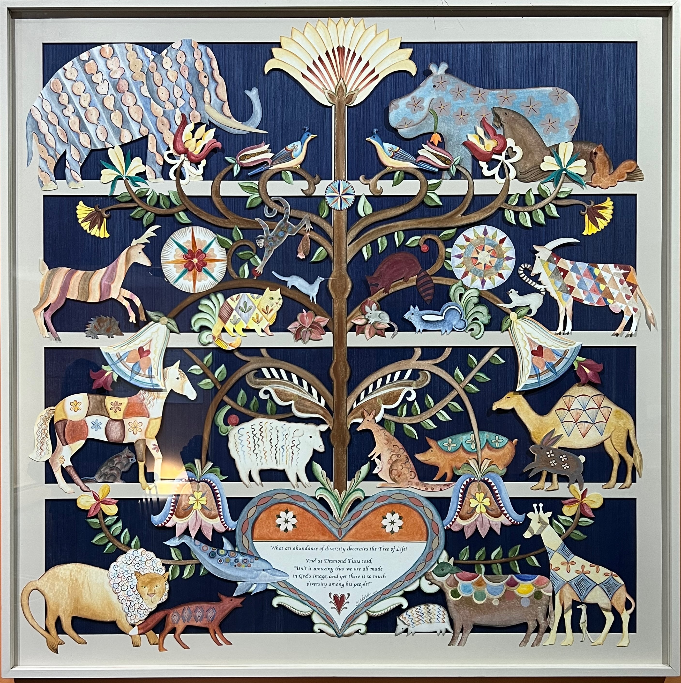 Oak tree symbolizing growth and spiritual roots in nature