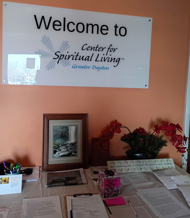 Community welcome at Center for Spiritual Living Greater Dayton